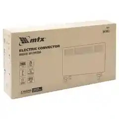 Конвектор электрический, обогреватель 2000 Вт, MTX, 98126