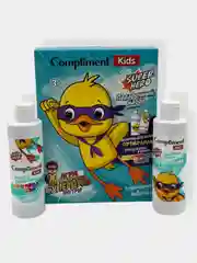 Подарочный набор Compliment kids SuperHero3+/Шампунь для волос/Пена для душа меняющая цвет