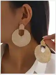 Серьги женские, массивные, вечерние, новогодние, висячие