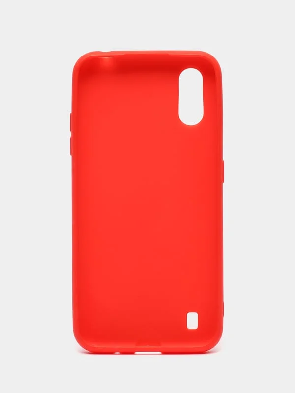 Красный чехол для Samsung A01 / M01