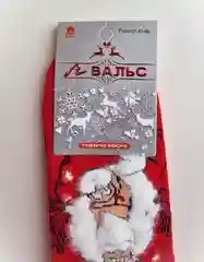 Алый термо носки мужские новогодние