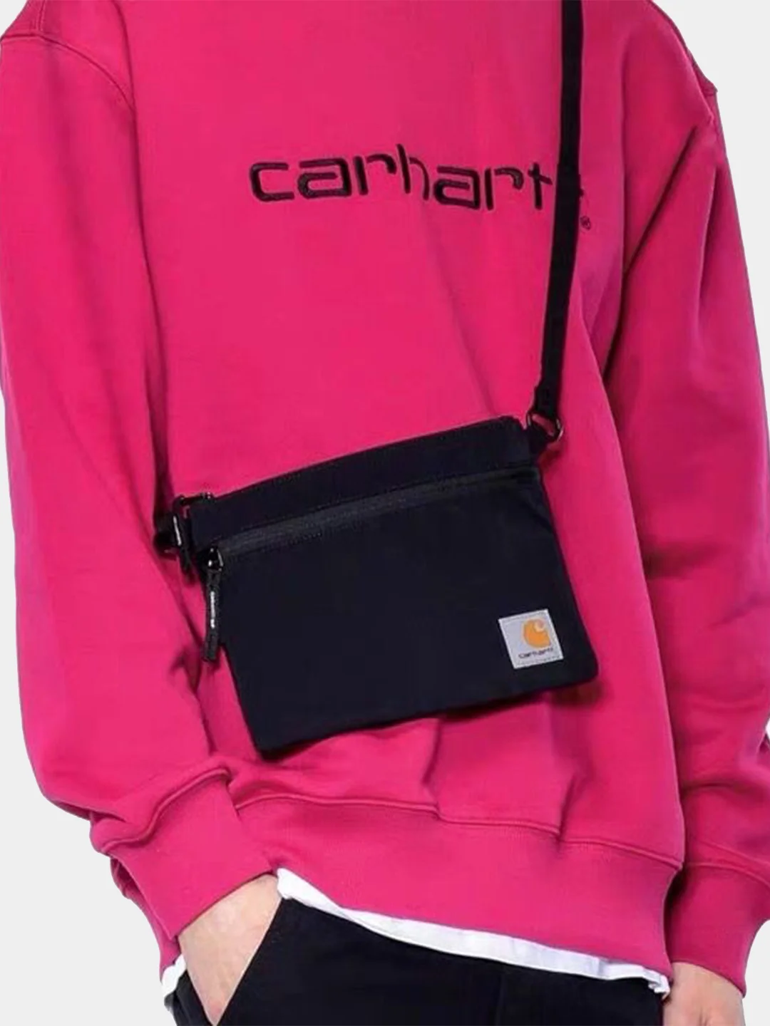 Черный сумка маленькая через плечо Carhartt WIP