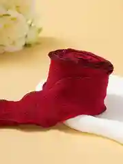 Бордовый лента для упаковки подарка, ленточка новогодняя подарочная упаковочная атласная