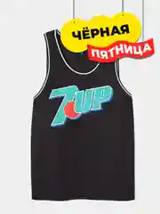 Черный майка / топ H&M x 7up  XS
