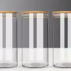 Набор стеклянных банок без подставки для сыпучих продуктов,сахарница, набор для специй