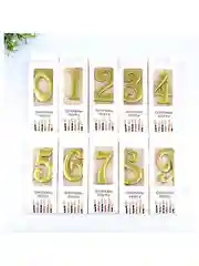 Свечи для торта / свечи цифры 0,1,2,3,4,5,6,7,8,9 оформление торта
