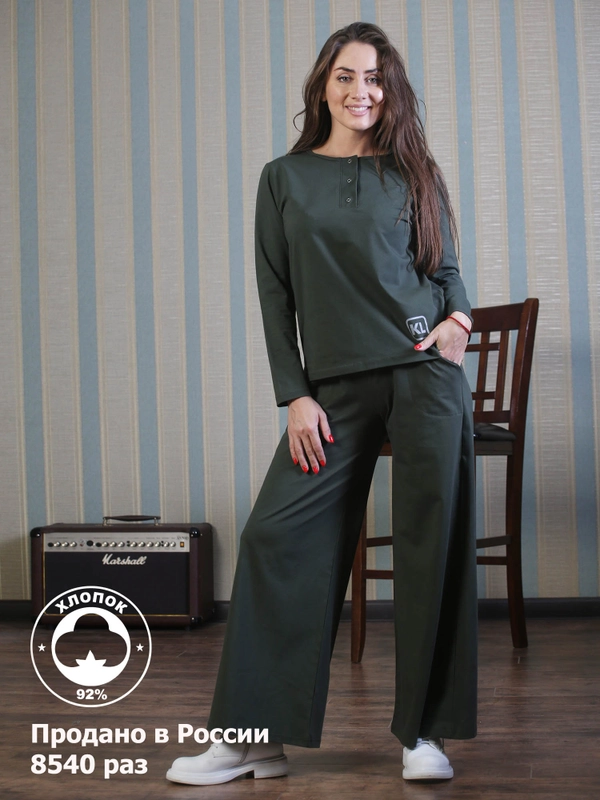 Костюм брючный  KLERY KL КЛК1451П1, хаки