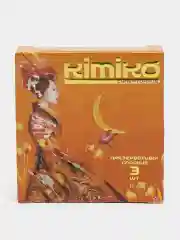 Оранжевый презервативы со смазкой Kimiko 3 шт ультратонкие, для анального секса, фигурные,с ароматом