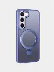Синий меланж чехол для Samsung S24, S24 Plus, S24 Ultra, S23 ultra, S23 Plus, S23 MagSafe с подставкой