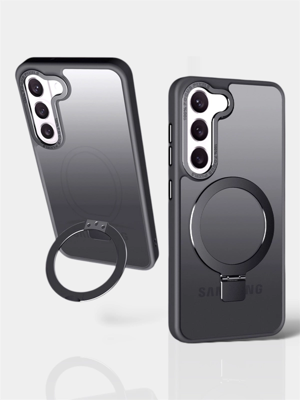 Чехол для Samsung S24, S24 Plus, S24 Ultra, S23 ultra, S23 Plus, S23 MagSafe с подставкой