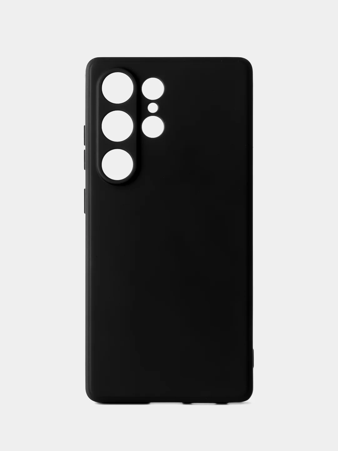 Черный чехол для Samsung Galaxy S25 Ultra (Самсунг Галакси С25 Ультра), черный, прозрачный