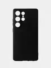 Черный чехол для Samsung Galaxy S25 Ultra (Самсунг Галакси С25 Ультра), черный, прозрачный