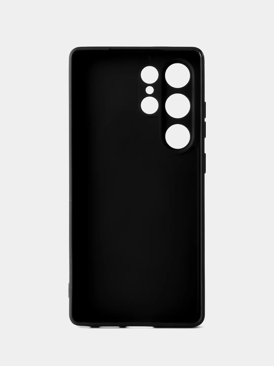 Черный чехол для Samsung Galaxy S25 Ultra (Самсунг Галакси С25 Ультра), черный, прозрачный