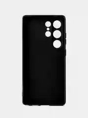 Черный чехол для Samsung Galaxy S25 Ultra (Самсунг Галакси С25 Ультра), черный, прозрачный