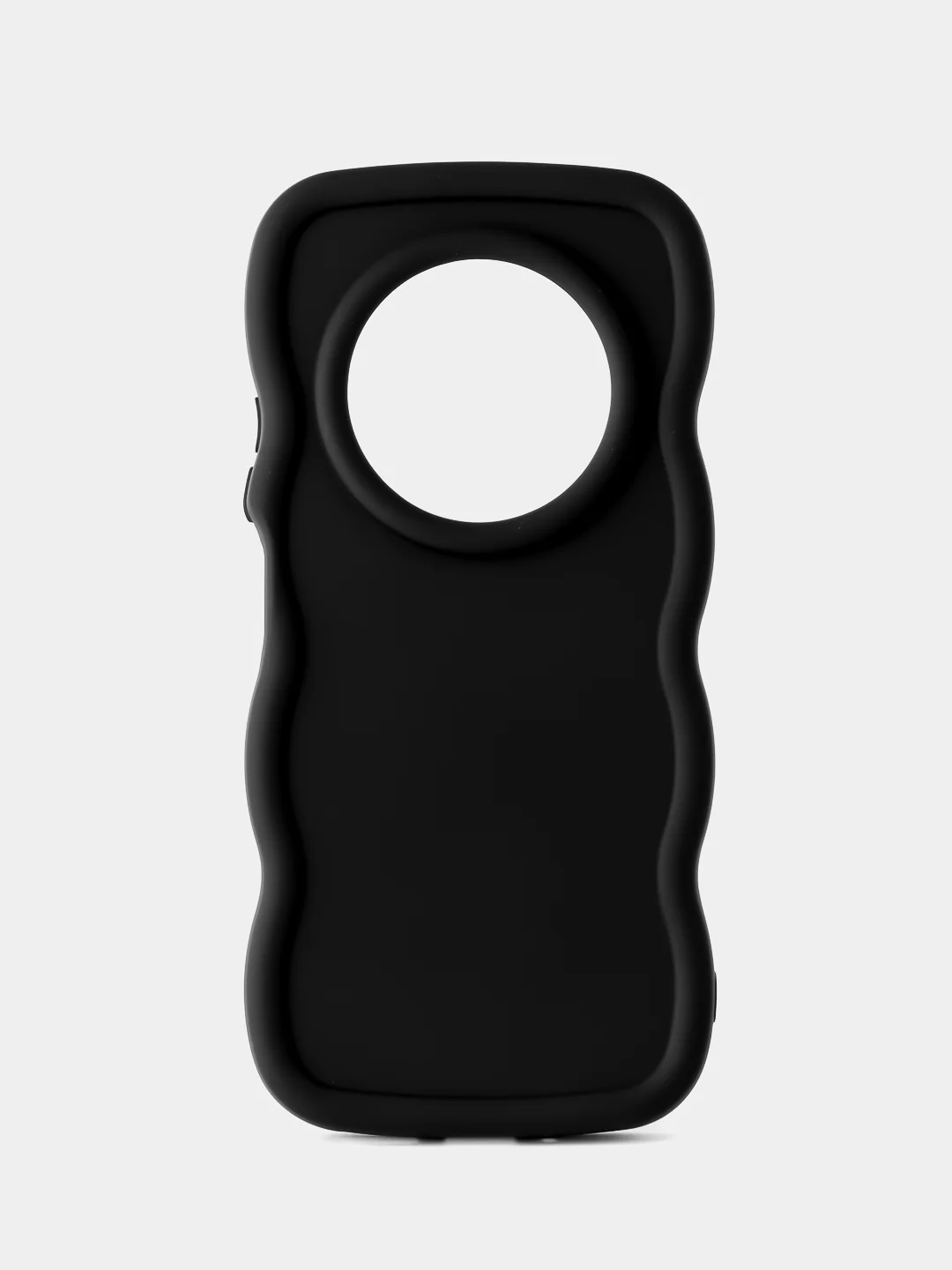 Черный чехол для Xiaomi Redmi 14C / POCO C75 (Сяоми Редми 14с), волнистый