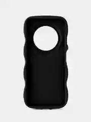 Черный чехол для Xiaomi Redmi 14C / POCO C75 (Сяоми Редми 14с), волнистый