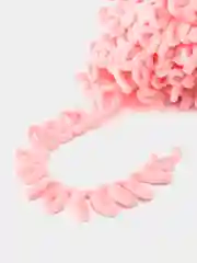 Кораллово-розовый пряжа плюшевая турецкая Alize Puffy Fine ( с маленькими петлями) 1 шт
