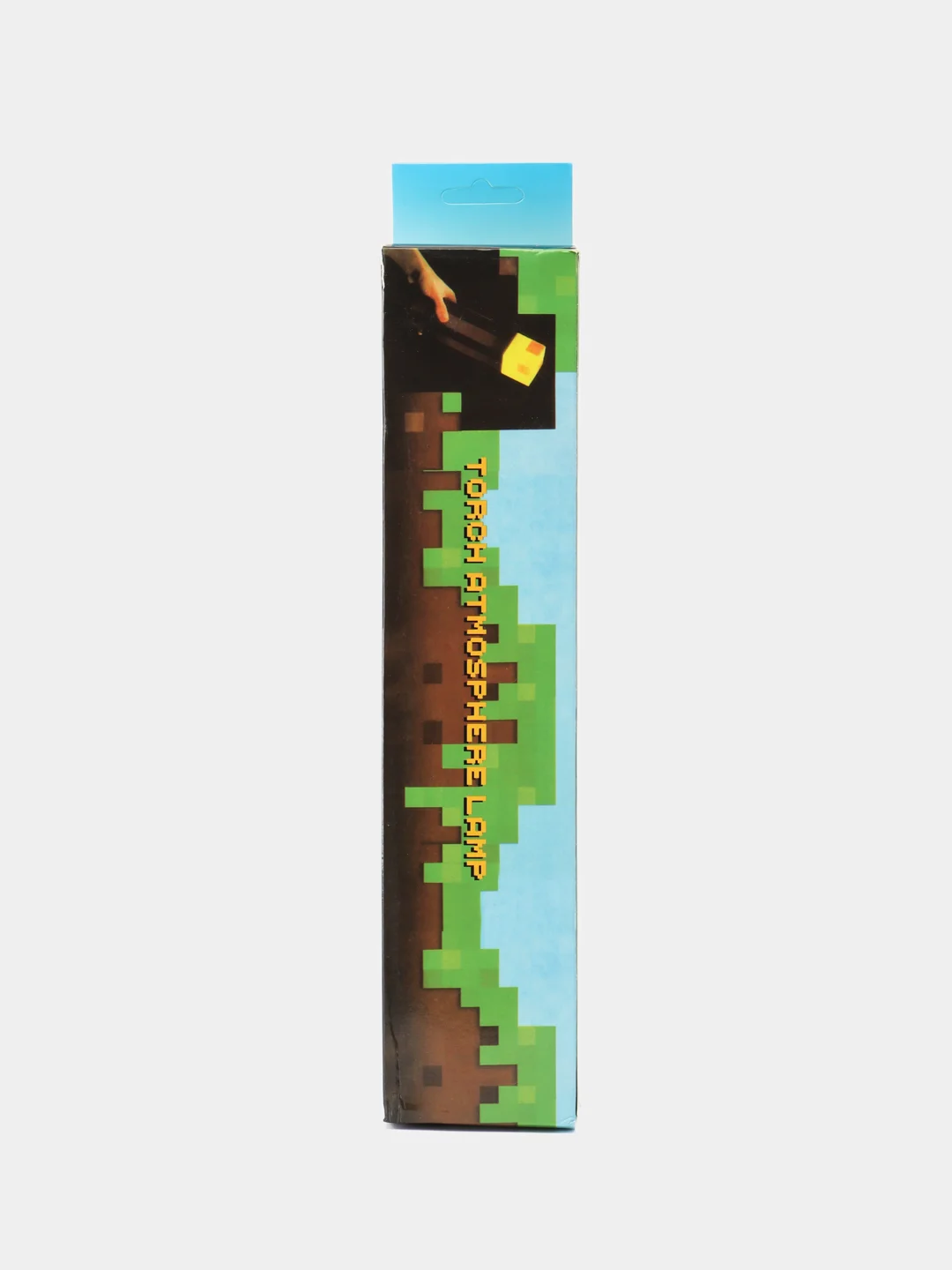 Светильник Майнкрафт, Факел разноцветный, ночник Minecraft, подарок, перезаряжаемый, 28 см