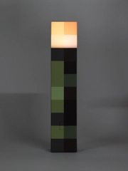 Светильник Майнкрафт, Факел разноцветный, ночник Minecraft, подарок, перезаряжаемый, 28 см