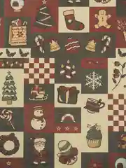 Бордовый новогодняя упаковочная крафтовая бумага, 4 вида, 70X100 см