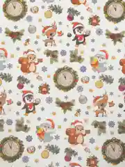Лесной зеленый новогодняя бумага  для подарка упаковочная  беленая подарочная крафт  ширина 70 см