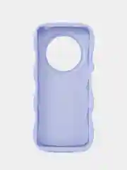 Лавандовый чехол для Xiaomi Redmi 14C / POCO C75 (Сяоми Редми 14с), волнистый