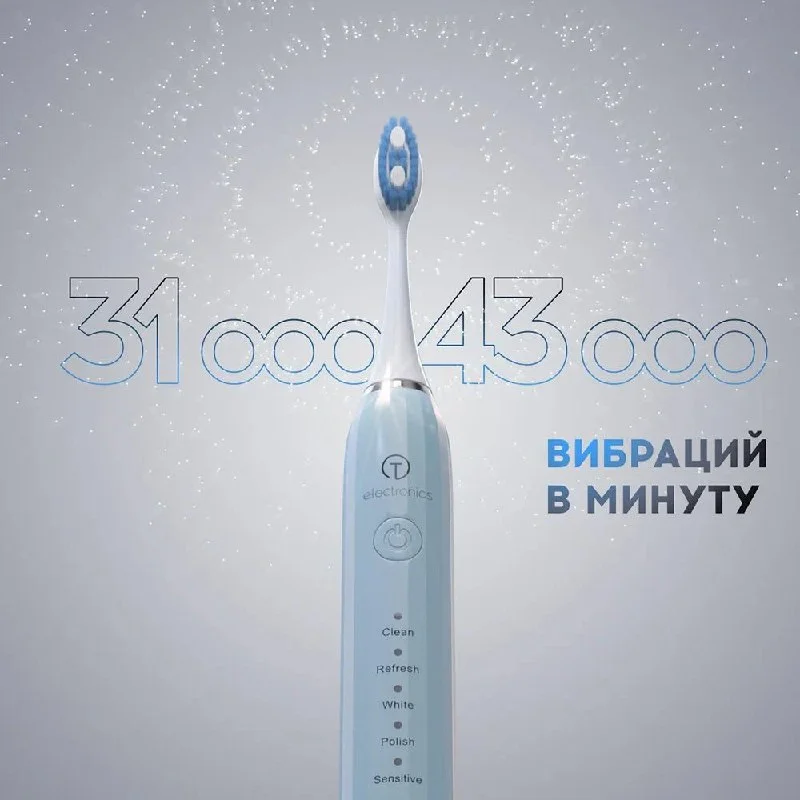 Электрическая зубная щетка Titan Electronics 008 - голубой