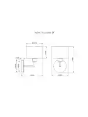 Белый светильник настенный Бра Moderli  V10495-1W Massa хром, белый