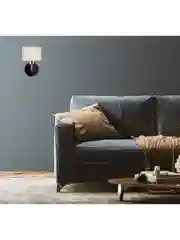 Белый светильник настенный Бра Moderli  V10495-1W Massa хром, белый