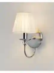 Белый светильник настенный Бра Moderli  V2610-1W Feels 1*E14*60W хром белый