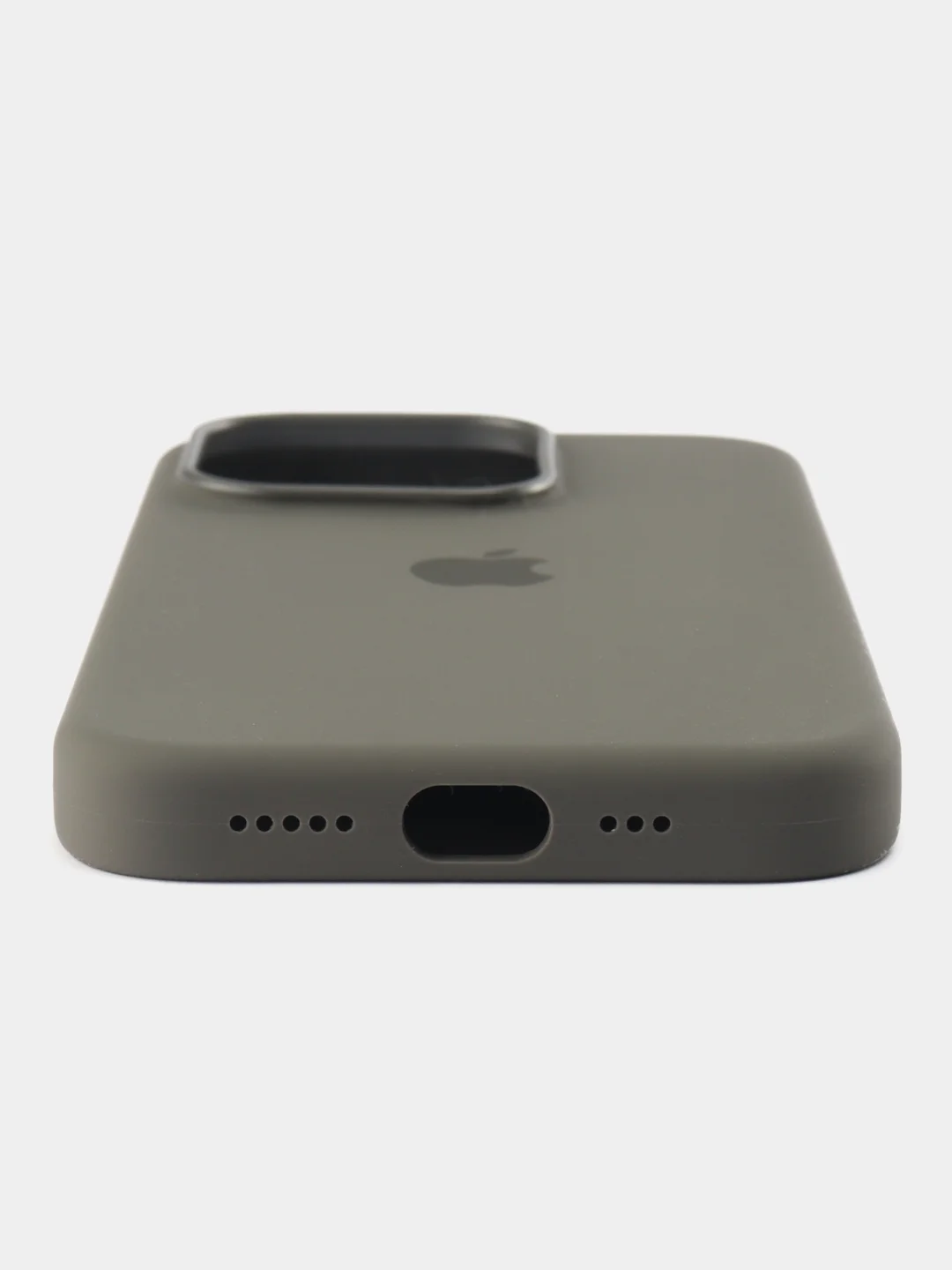 Серый силиконовый чехол/Silicone Case MagSafe для iPhone 15 Pro
