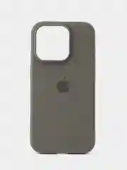 Серый силиконовый чехол/Silicone Case MagSafe для iPhone 15 Pro
