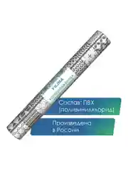 Тёмно-серый коврик для ванной и туалета противоскользящий безворсовый "ПРЕОБРАЖЕНИЕ" ПВХ, ВИЛИНА