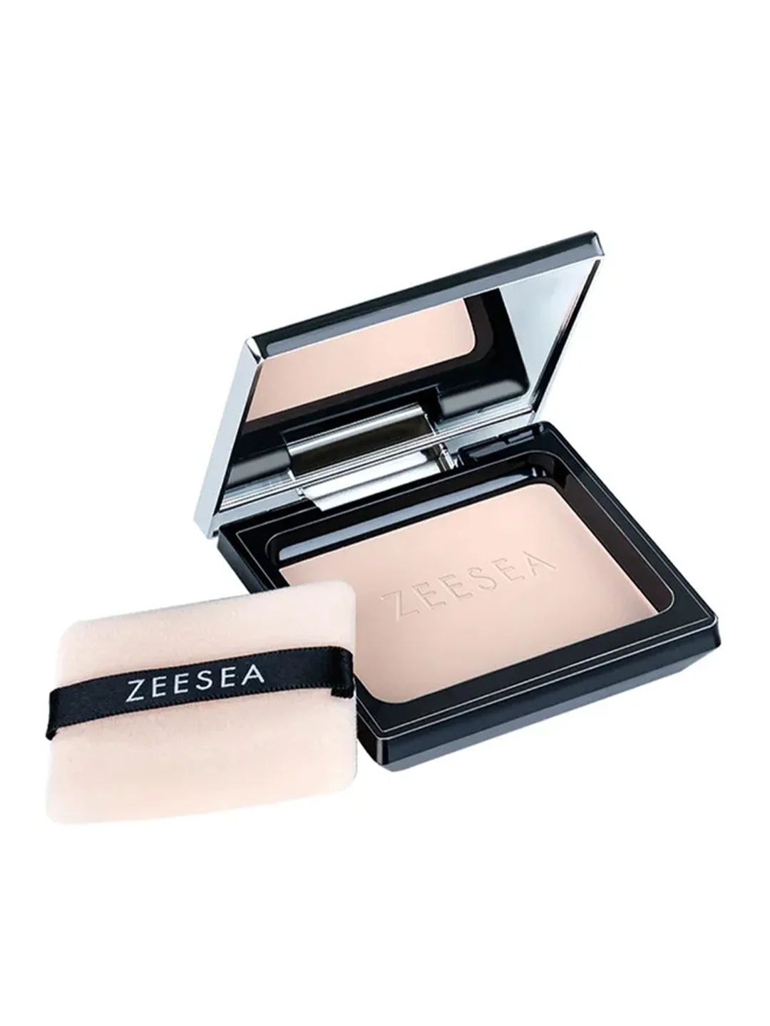 ZEESEA Пудра компактная Refreshing silky powder тон M01 Ivory / слоновая кость