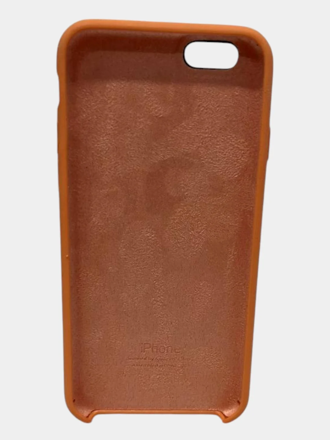 Оранжевый чехол iPhone 6/6s Silicone case