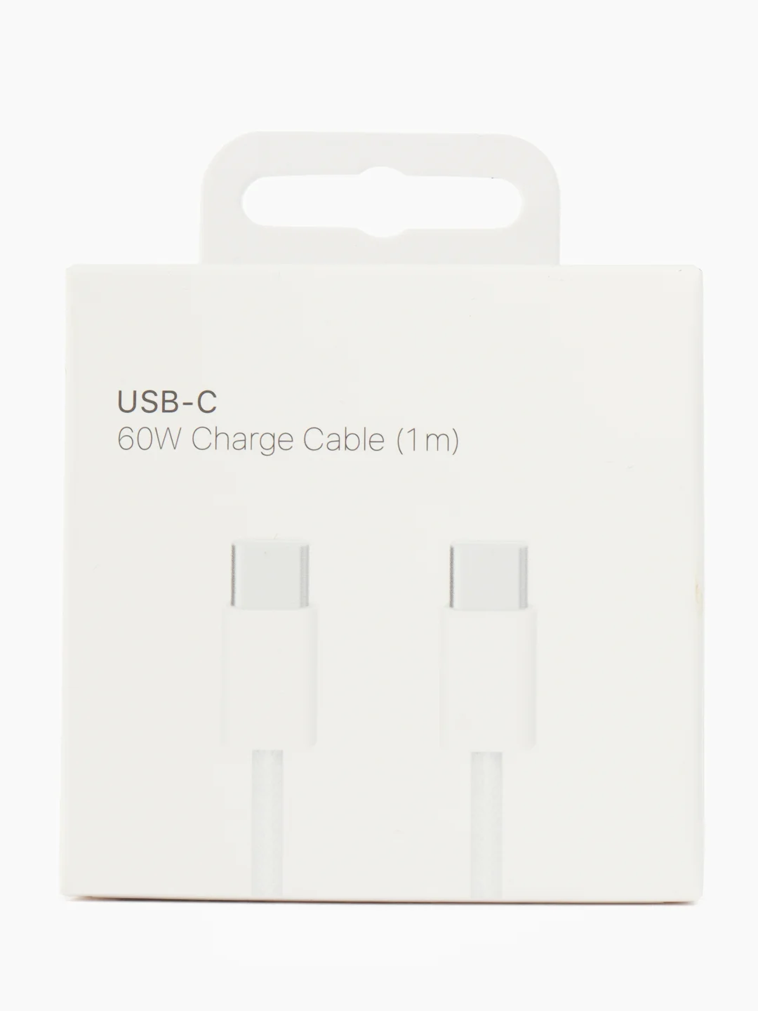 Зарядный кабель USB TYPE-C / TYPE-C для Apple iPhone 15 и Android 60W, длина 1 м, белый