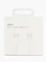 Зарядный кабель USB TYPE-C / TYPE-C для Apple iPhone 15 и Android 60W, длина 1 м, белый
