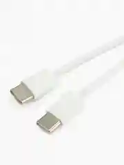 Зарядный кабель USB TYPE-C / TYPE-C для Apple iPhone 15 и Android 60W, длина 1 м, белый