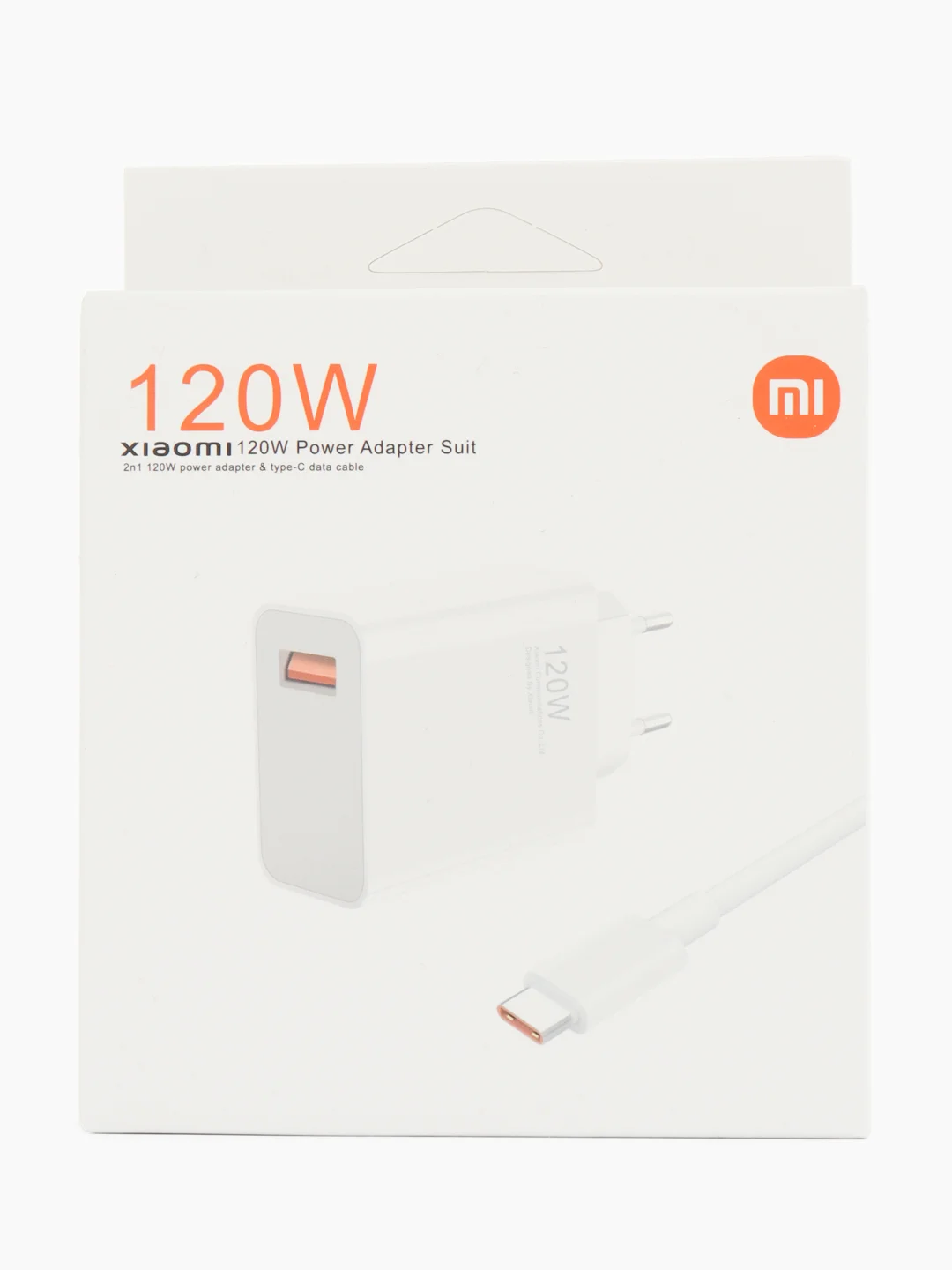 Зарядное устройство Mi USB-A, Type-C 120 W, блок питания, быстрая зарядка, 1 метр