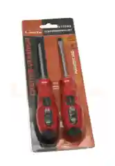 ОТВЕРТКА НАБОР 2 ШТ,ШЛИЦ.: SL6*100. КРЕСТООБР.: PH2*100. С МАГНИТ. НАКОНЕЧ. И TPR LAVITA