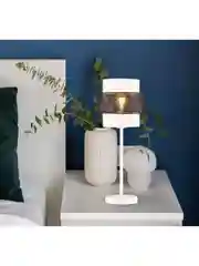 Белый лампа настольная Moderli Gela