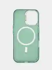 Зеленый чехол с магнитом на iPhone  16, 16 Pro, 16 Plus, 16 Pro Max