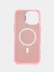 Розовый чехол с магнитом на iPhone  16, 16 Pro, 16 Plus, 16 Pro Max