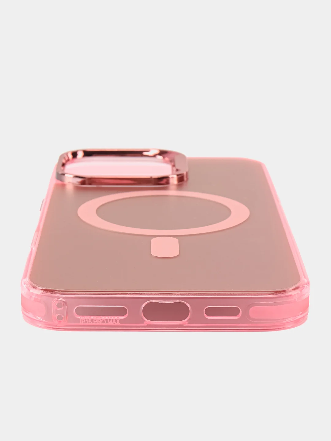 Розовый чехол с магнитом на iPhone  16, 16 Pro, 16 Plus, 16 Pro Max