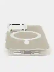 Серебряный чехол с магнитом на iPhone  16, 16 Pro, 16 Plus, 16 Pro Max