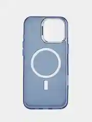 Синий чехол с магнитом на iPhone  16, 16 Pro, 16 Plus, 16 Pro Max