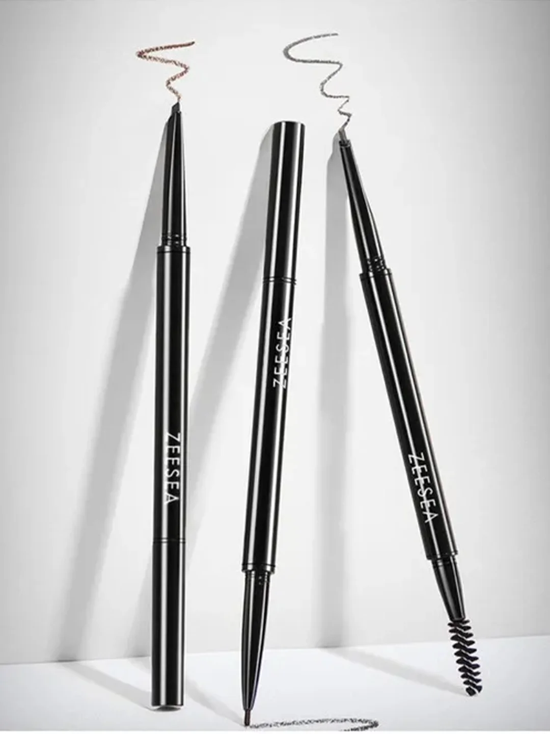 ZEESEA Карандаш для бровей треугольный Eyebrow pencil тон coffee / кофейный