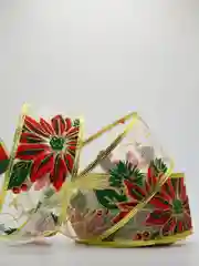 Лента декоративная новогодняя с проволочным краем, 5 см * 2.7 м