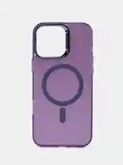 Фиолетовый чехол с магнитом на iPhone  16, 16 Pro, 16 Plus, 16 Pro Max
