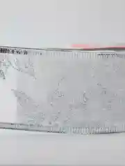 Серебряный лента декоративная новогодняя с проволочным краем, 5 см * 2.7 м